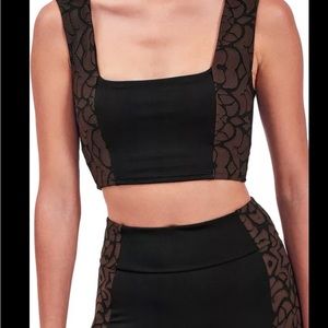 Devon Windsor Talia Crop Top & Vera Leggings Size S